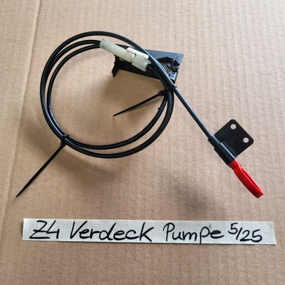 BMW Z4 E85 Not Entriegelung für Verdeck Hydraulik Pumpe Seilzug – Bild 1