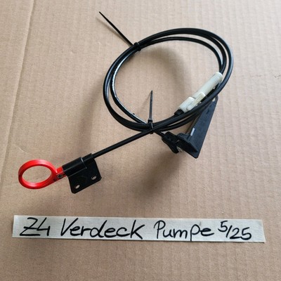 BMW Z4 E85 Not Entriegelung für Verdeck Hydraulik Pumpe Seilzug – Bild 2