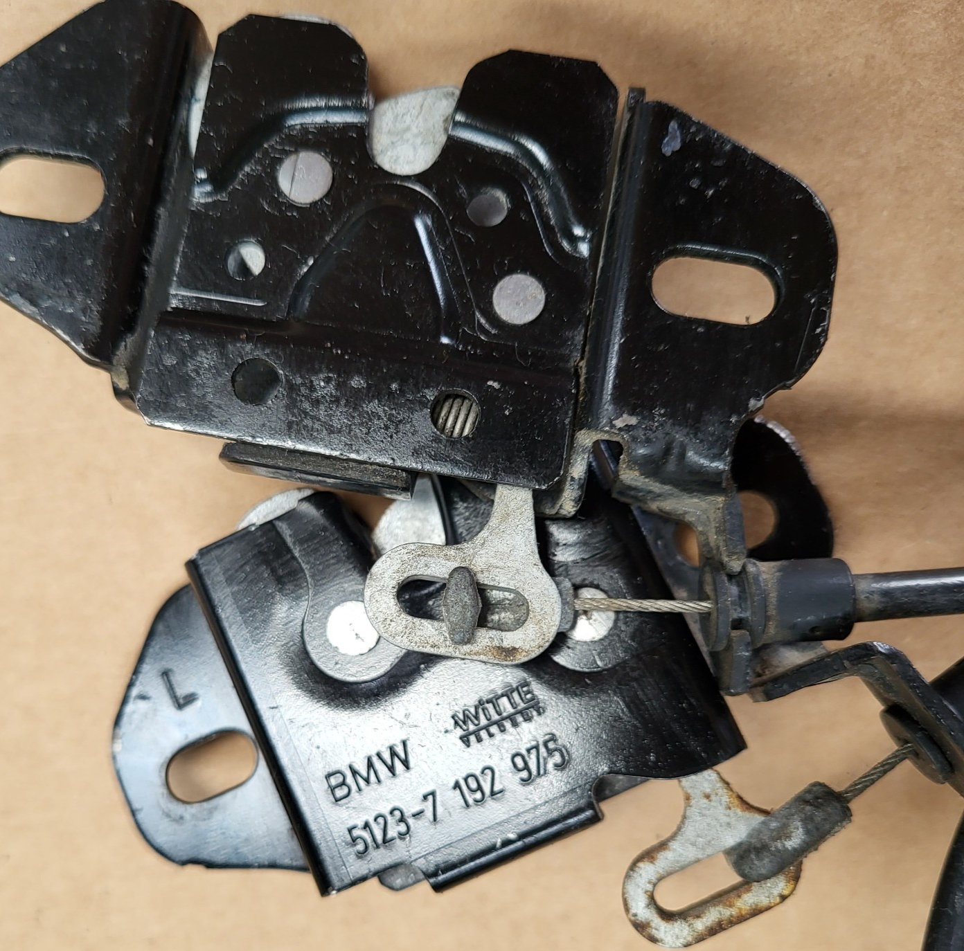 BMW Z4 E85 E86 Seilzug Motorhaube Haubenzug Frontklappe 7184957 Schloss 7184960 – Bild 7