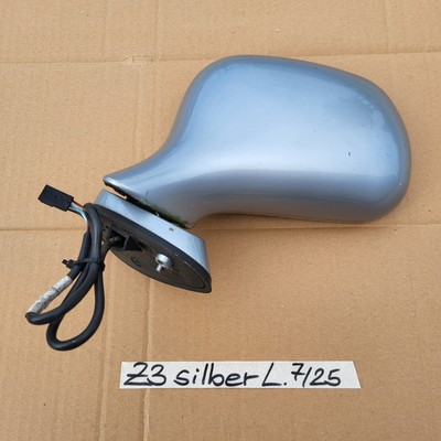 BMW Z3 Roadster Seiten Außen Spiegel Glas + Motor LINKS Arktis Silber Metallic – Bild 1