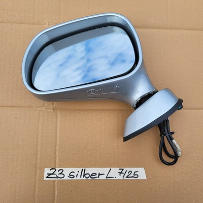BMW Z3 Roadster Seiten Außen Spiegel Glas + Motor LINKS Arktis Silber Metallic – Bild 2