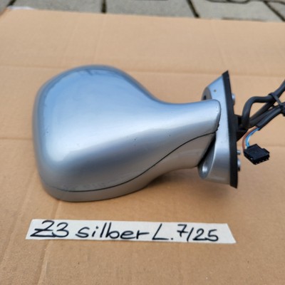 BMW Z3 Roadster Seiten Außen Spiegel Glas + Motor LINKS Arktis Silber Metallic – Bild 5