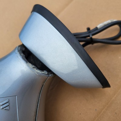 BMW Z3 Roadster Seiten Außen Spiegel Glas + Motor LINKS Arktis Silber Metallic – Bild 9