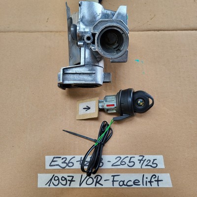 BMW E36 + Z3  Zündschloss Lenksäule Lenkschloss 1093265 + Zündanlass Schalter – Bild 10