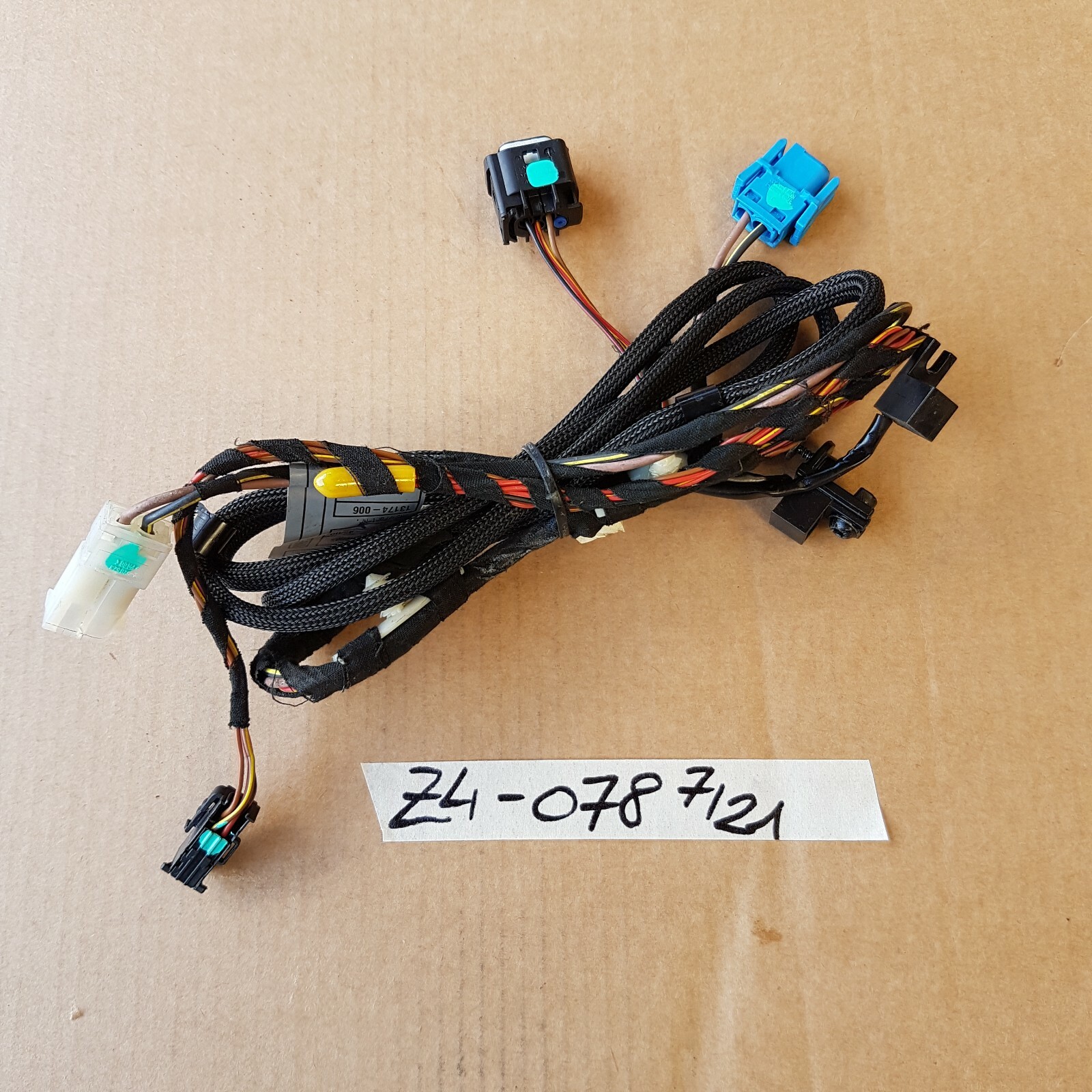 BMW Z4 E85 Roadster Kabelbaum für E-Dach VORNE Verdeck Motor Kabel 612078 – Bild 1