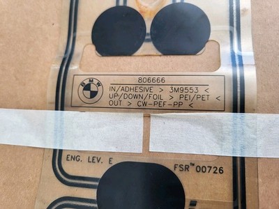 BMW Z3 Roadster Beifahrer Sitz Belegungsmatte Sensor Matte 8407666 – Bild 3