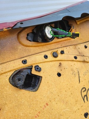 BMW Z3 Roadster  Tür Verkleidung Voll Leder Rot Schwarz R+L + Türgriff ABHOLUNG – Bild 13