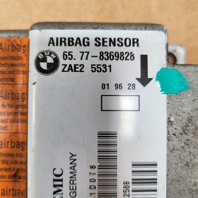 BMW E36 + Z3 Steuergerät Airbag Sensor AB Modul 8369828 – Bild 2