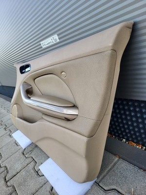 BMW E46 Cabrio Coupe Türverkleidung Leder Beige RECHT Harman Kardon Griff Blende – Bild 4