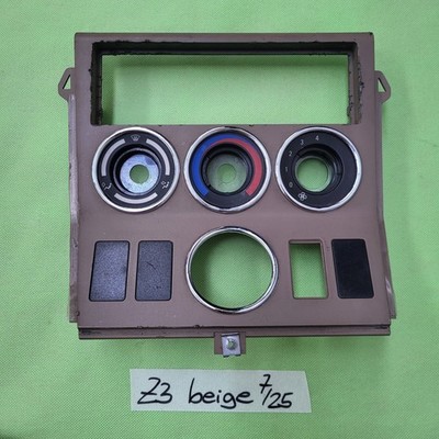 BMW Z3  Mittelkonsole Klima Blende Verkleidung Heizung beige 8397702 Chrom Ringe – Bild 1