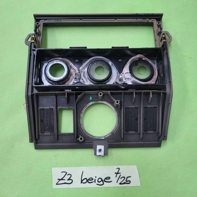 BMW Z3  Mittelkonsole Klima Blende Verkleidung Heizung beige 8397702 Chrom Ringe – Bild 2