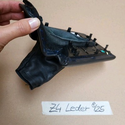 BMW Z4 E85 E86 Leder Manschette Blende Handbremse Verkleidung Handbremssack