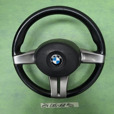 BMW Z4 E85 E86 Lenker  Leder Lenkrad  Chrom Line 6758158 Fahrer-AB-Modul – Bild 1