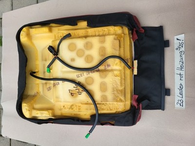 BMW Z3 Roadster Fahrer Sitz Unterteil Leder rot Bezug + Polster + Sitzheizung – Bild 8