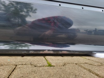 BMW E46 Cabrio Coupe Seiten Türe Fahrer Tür LINKS  Schwarz ABHOLUNG – Bild 6