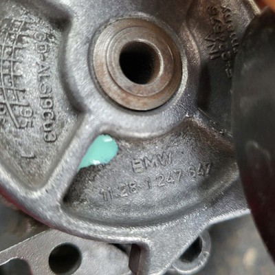 BMW E36 + Z3 Roadster Lichtmaschine Halter Riemenspanner 1247647 Spannrolle – Bild 5