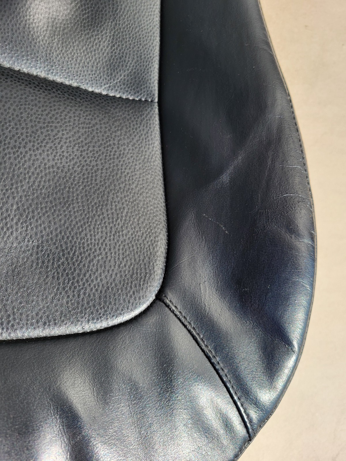 BMW Z3 Roadster Bei Fahrer Sitz Kissen Unterteil Leder point schwarz Sitzheizung – Bild 8