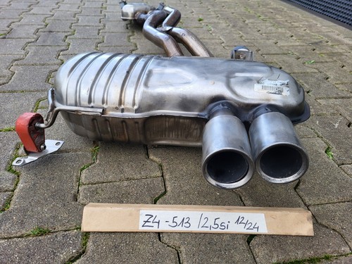 BMW Z4 E85 E86 Auspuff HINTEN N52 Motor Endschalldämpfer 7560513 Endtopf 2,5 si – Bild 2