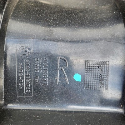 BMW Z3 Staufach Verkleidung oben Gurt Führung Abdeckung Höcker 8398761 + 8398762 – Bild 9