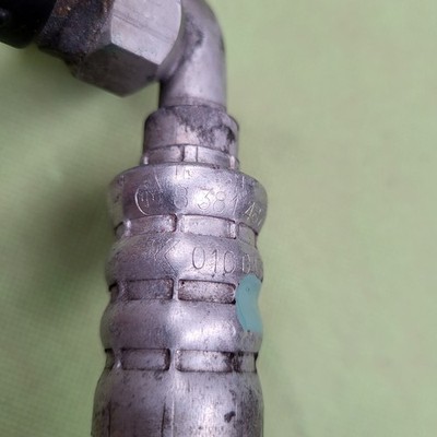 BMW E46 Klima Leitung Druckleitung Kompressor Kondensator 8381487