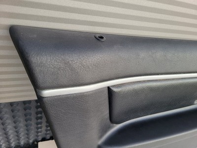 BMW Z3 Roadster Tür Verkleidung Leder Schwarz LINKS + Griff + Alu Blende Leiste