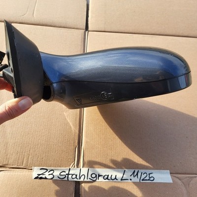 BMW Z3 Roadster Coupe Seiten Außen Spiegel LINKS Stahl Grau Metallic RHD