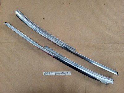 Leiste BMW E46 Cabrio Verkleidung A-Säule Chrom außen rechts + Links – Bild 1