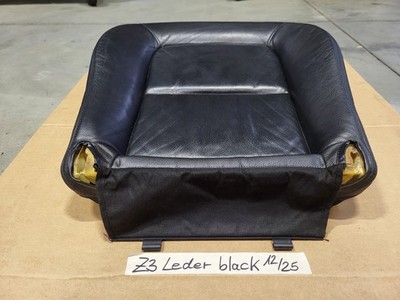 BMW Z3 Roadster Fahrer Sitz Kissen +  Polster + Bezug Leder schwarz LINKS