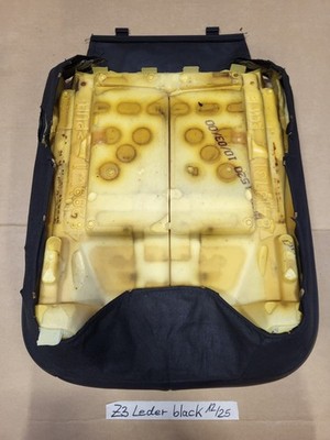 BMW Z3 Roadster Fahrer Sitz Kissen +  Polster + Bezug Leder schwarz LINKS