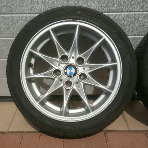 BMW Z4 E46 Z3 E36 Alufelgen 7J x 16 Zoll 6758189 Reifen 205/45 Profil ca. 6 mm