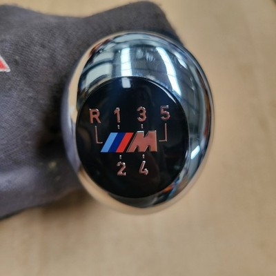 BMW E36 Z3 M Schaltknauf 5 Gang Sport Schaltung Gangwahl Schalter Leder Chrom