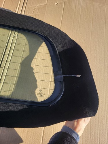 Original BMW Z4 E85 Roadster Heckscheibe im Verdeck heizbare Heck Glas Scheibe