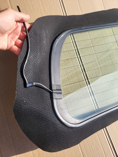 Original BMW Z4 E85 Roadster Heckscheibe im Verdeck heizbare Heck Glas Scheibe