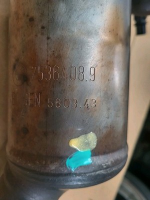 BMW Z4 E85 E86 Katalysator 2,5 si hinten Abgas Krümmer kurz 7536408 N52 Auspuff