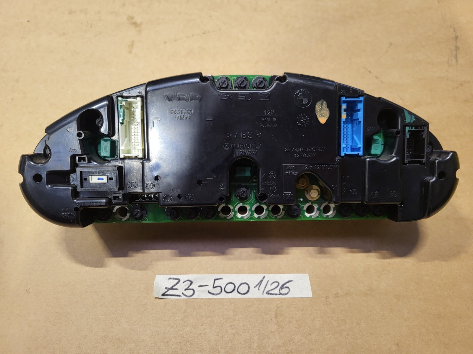 Instrumentenkombination BMW Z3 Roadster Tacho Kombi Instrument Tachometer