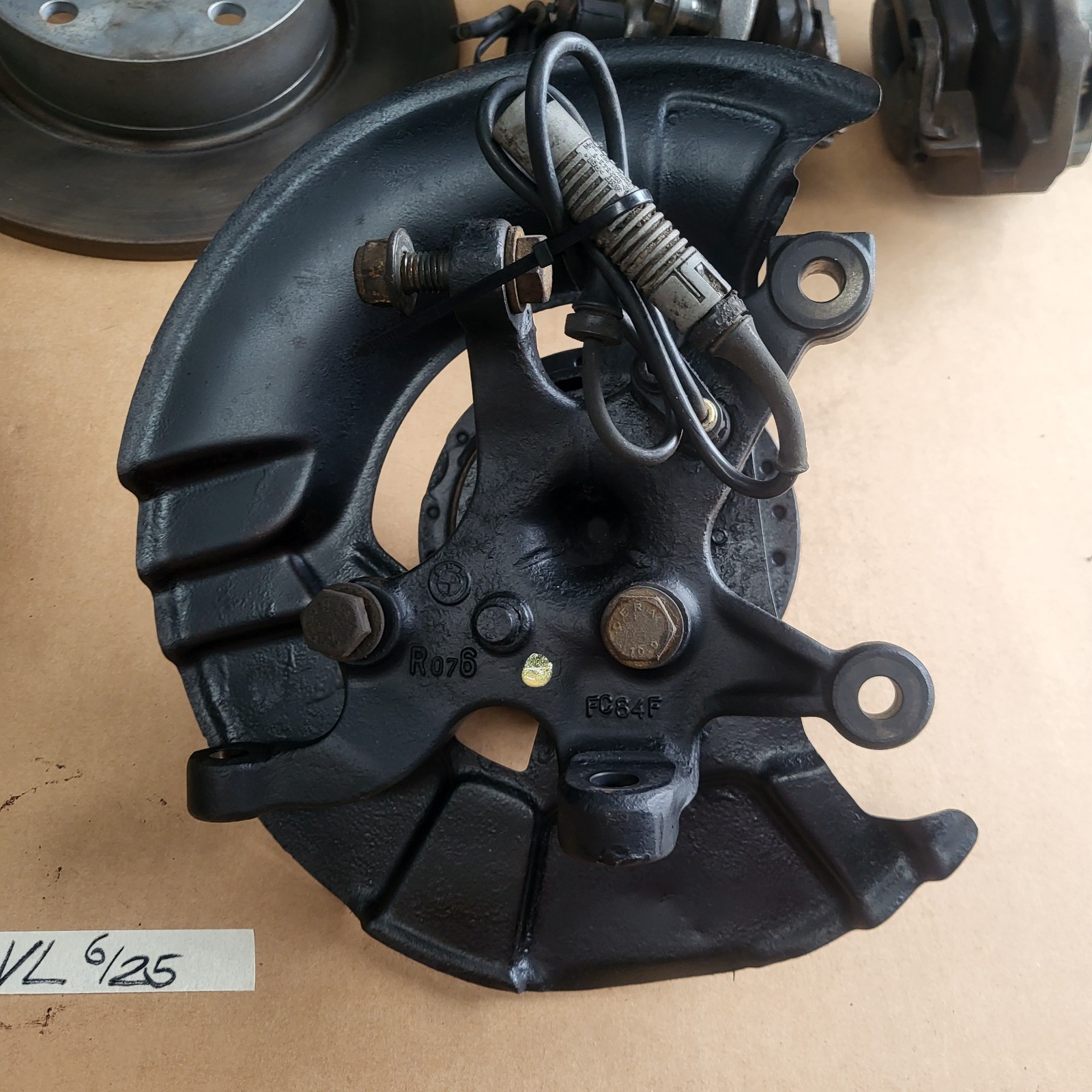 orig. BMW Z3 Radlager Radnabe Bremssattel Beläge Bremsscheibe VORNE RECHTS LINKS