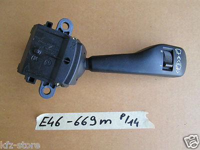 BMW E46 Lenkstockhebel: Wischer Schalter / Lenkrad Regen Kombischalter 8363669 m