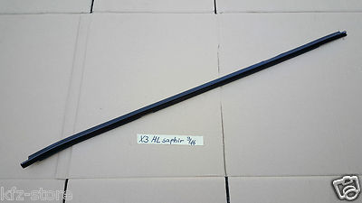 BMW X3 E83 Tür Leiste HINTEN LINKS Schaftleiste saphir schwarz – Bild 1