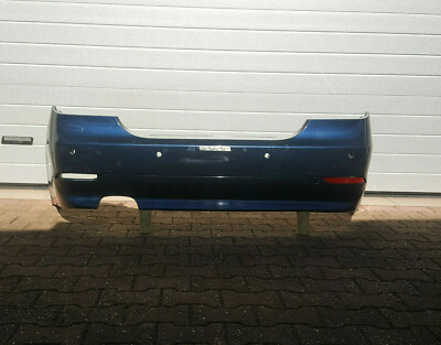 BMW 5er E60 Heckschürze blau Stoßstange Verkleidung Stoßfänger HINTEN ABHOLUNG – Bild 1
