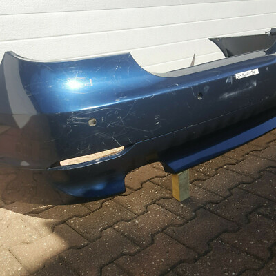 BMW 5er E60 Heckschürze blau Stoßstange Verkleidung Stoßfänger HINTEN ABHOLUNG – Bild 6