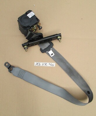 BMW X5 E53 Sicherheitsgurt grau Obergurt VORNE RECHTS mit Kraftbegrenzer 8258974 – Bild 1