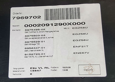 BMW E92 E93 english Tür Verkleidung RHD left Door Card Cover Panel Trim leather – Bild 6