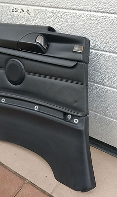 BMW E92 Seiten Verkleidung innen HINTEN LINKS Leder schwarz ohne Gurtbringer – Bild 2