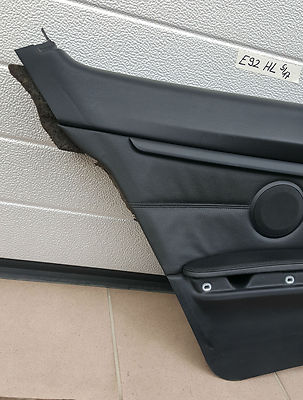 BMW E92 Seiten Verkleidung innen HINTEN LINKS Leder schwarz ohne Gurtbringer – Bild 3