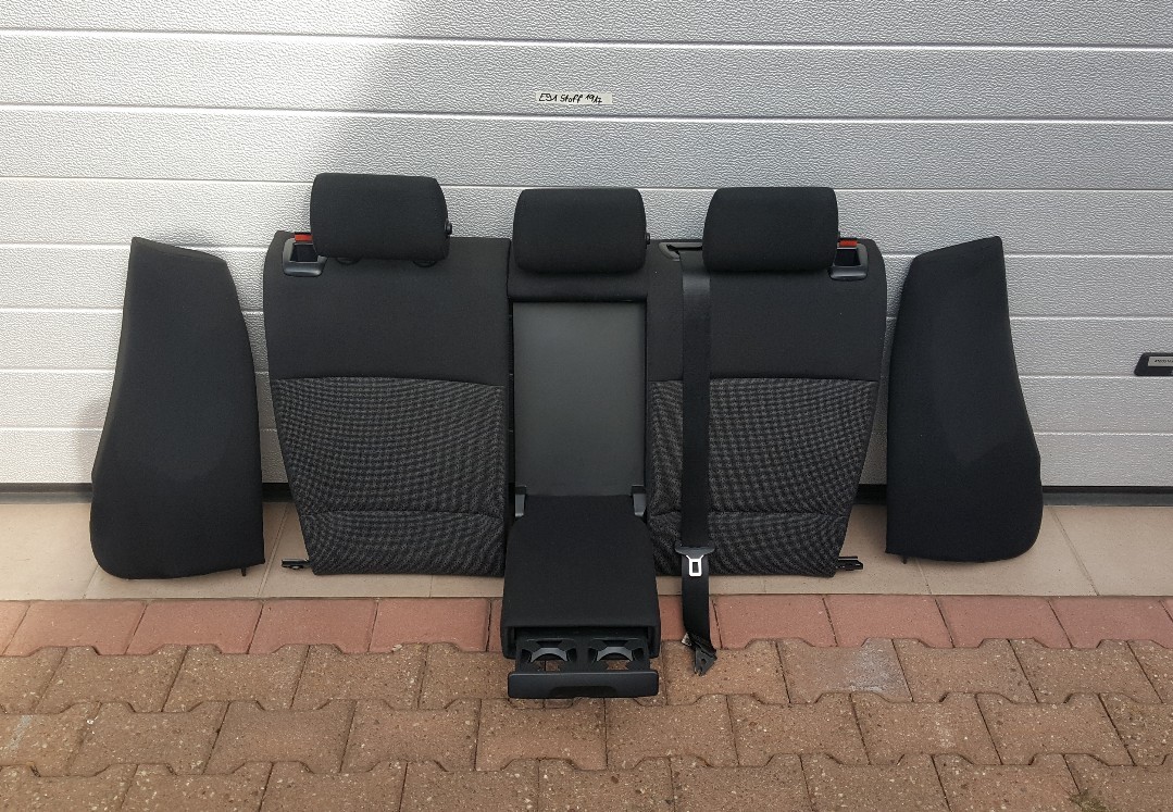 BMW E91 Stoff Sitz HINTEN Fluid Anthrazit  Rücksitzbank  Rückbank – Bild 1