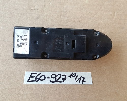 BMW 5er E60  E61 Schalter Fensterheber LINKS schwarz Fahrer Seite 6951927 – Bild 2