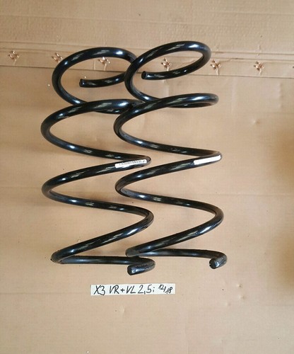 BMW  X3 E83 Spiral Tonnen Fahrwerk Feder VORNE rechts + links Schraubenfeder – Bild 1