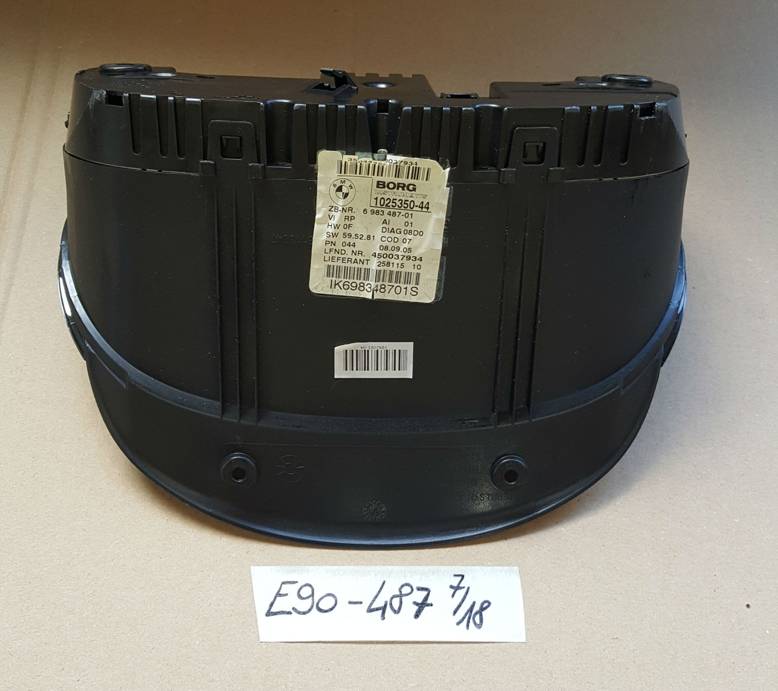 BMW 3er E90  E91  E92 Tachometer Tacho Kombi Instrument Speedometer 6983487 – Bild 2