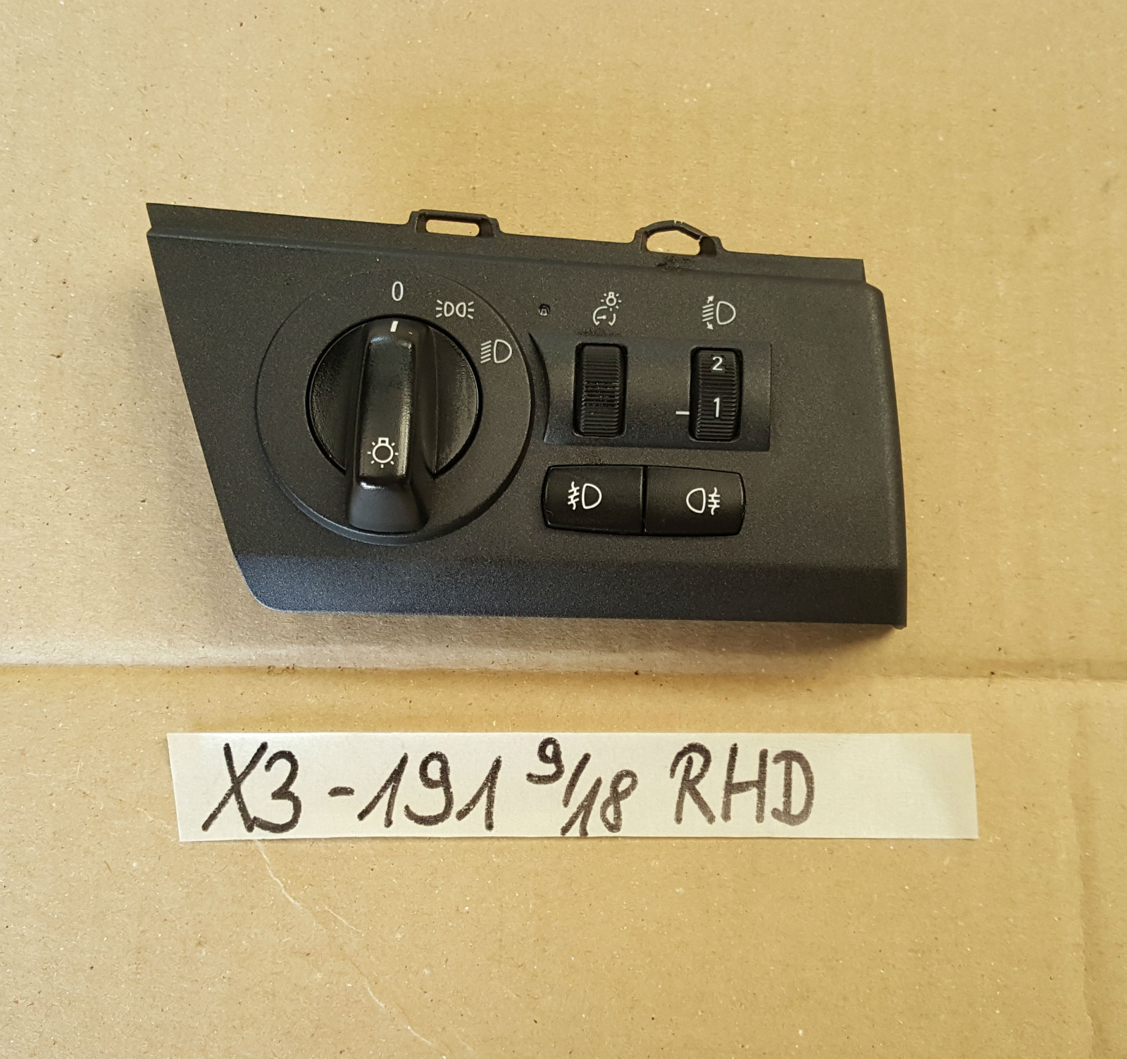 BMW X3  Bedieneinheit Licht Schalter 6990191 RHD right hand drive light switch – Bild 1
