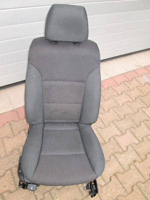 BMW E60 E61 Beifahrer Sitz grau Jul Edward Anthrazit Stoff ABHOLUNG – Bild 3